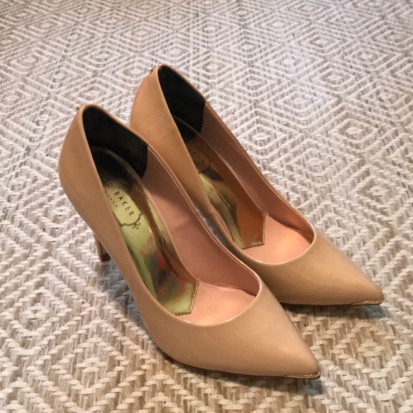 ted baker nude heel